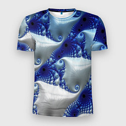 Мужская спорт-футболка Абстрактные морские ракушки