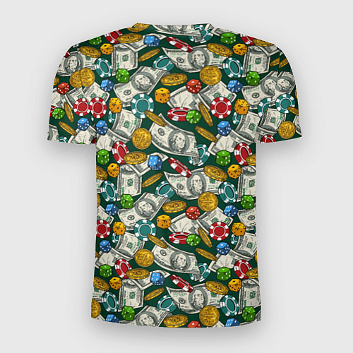Мужская спорт-футболка Казино - Casino / 3D-принт – фото 2