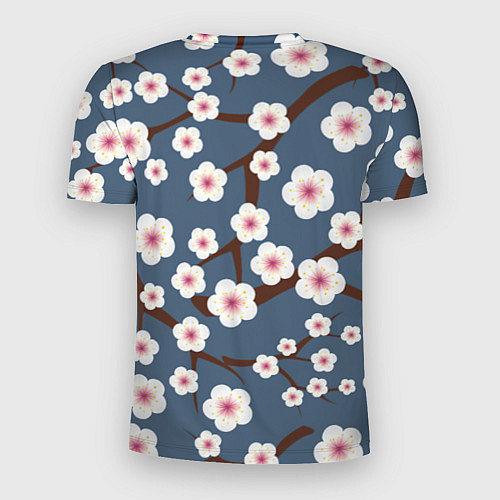 Мужская спорт-футболка Цветущее дерево / 3D-принт – фото 2