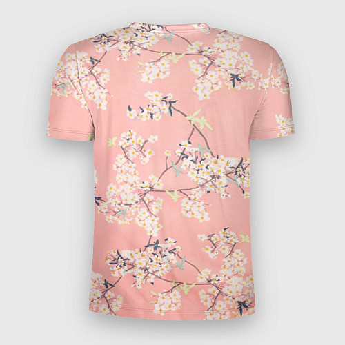 Мужская спорт-футболка Расцветающие деревья / 3D-принт – фото 2