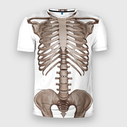 Футболка спортивная мужская Анатомия Скелет, цвет: 3D-принт