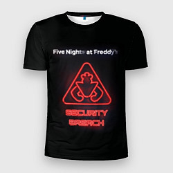 Футболка спортивная мужская Five Nights at Freddys: Security Breach logo, цвет: 3D-принт