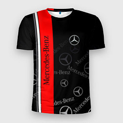 Мужская спорт-футболка Mercedes Паттерн