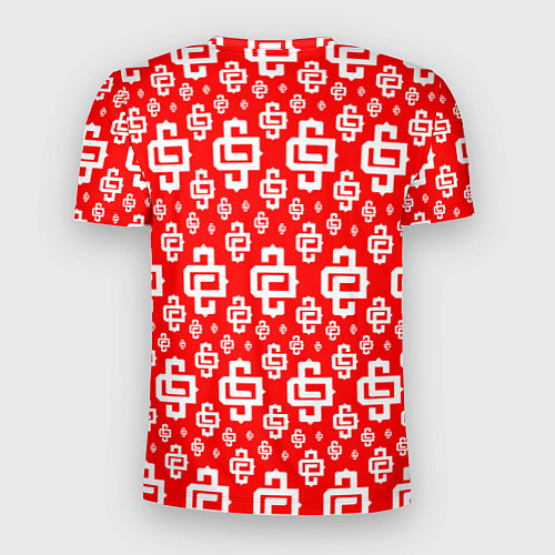 Мужская спорт-футболка Red Pattern Dope Camo Dope Street Market Спина / 3D-принт – фото 2