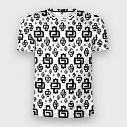 Футболка спортивная мужская White Pattern Dope Camo Dope Street Market, цвет: 3D-принт