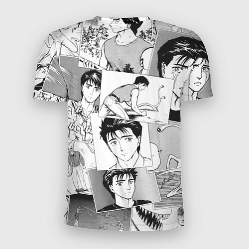 Мужская спорт-футболка Паразит pattern Паразит учение о жизни / 3D-принт – фото 2