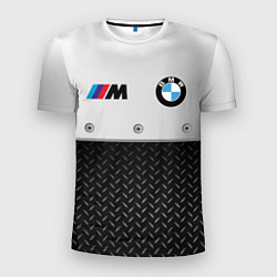 Футболка спортивная мужская BMW БМВ СТАЛЬ, цвет: 3D-принт