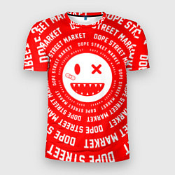 Мужская спорт-футболка Счастливый Смайлик Red Dope Street Market