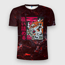Мужская спорт-футболка Японский тигр