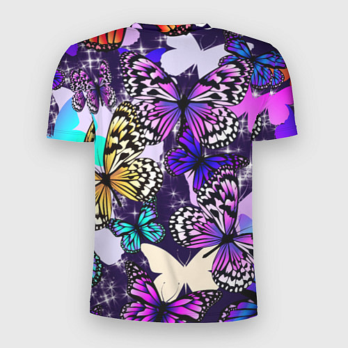 Мужская спорт-футболка Бабочки Butterflies / 3D-принт – фото 2