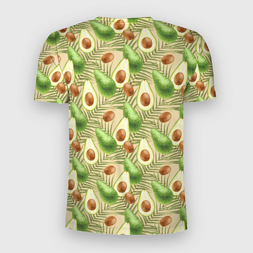 Мужская спорт-футболка Авокадо Паттерн 3D / 3D-принт – фото 2