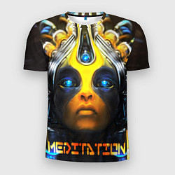 Футболка спортивная мужская Meditation 2022, цвет: 3D-принт