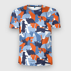 Мужская спорт-футболка Домашние Питомцы Кошки