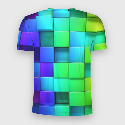 Мужская спорт-футболка Color geometrics pattern Vanguard / 3D-принт – фото 2