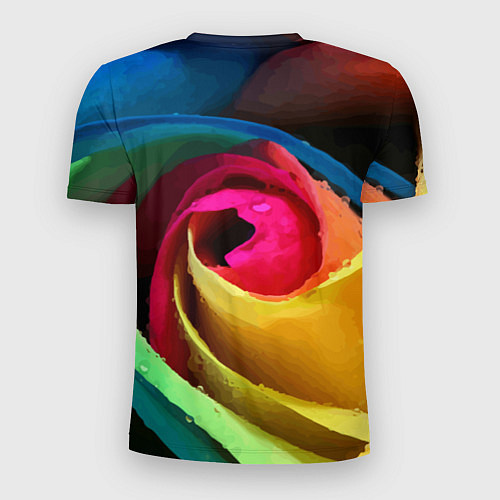 Мужская спорт-футболка Роза fashion 2022 / 3D-принт – фото 2