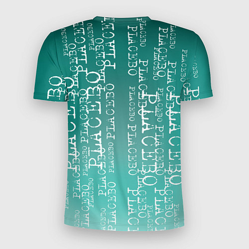 Мужская спорт-футболка Placebo - turquoise / 3D-принт – фото 2