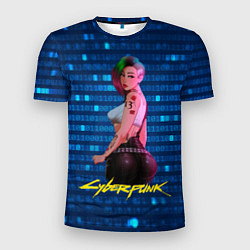 Мужская спорт-футболка Cyberpunk 18 art Judy