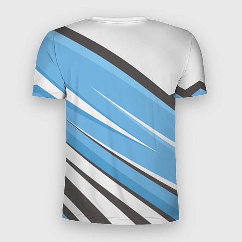 Мужская спорт-футболка Cuphead синяя чашечка / 3D-принт – фото 2