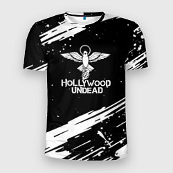 Мужская спорт-футболка Hollywood undead logo