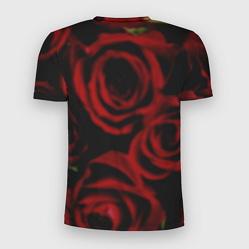 Мужская спорт-футболка Змея в Цветах Розы Snake Rose / 3D-принт – фото 2