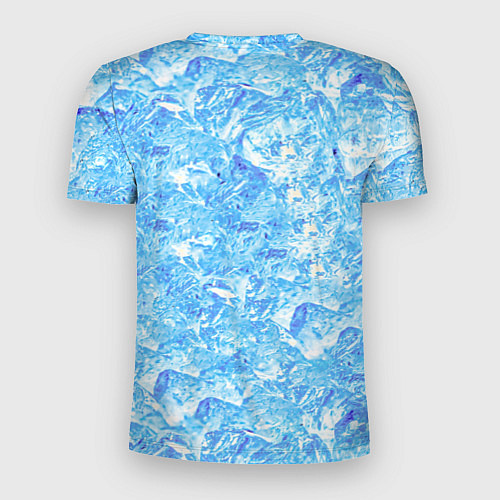 Мужская спорт-футболка Сапфировые Кубики Льда / 3D-принт – фото 2