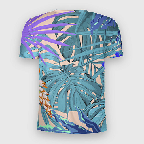 Мужская спорт-футболка Цветы Цветущие Тропики / 3D-принт – фото 2