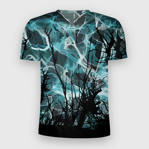 Мужская спорт-футболка Темный лес Дополнение Коллекция Get inspired! F-r- / 3D-принт – фото 2