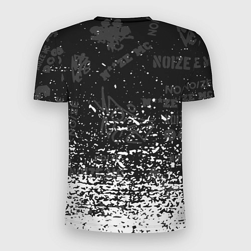 Мужская спорт-футболка Noize mc брызги / 3D-принт – фото 2