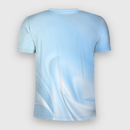 Мужская спорт-футболка Голубые завихрения / 3D-принт – фото 2