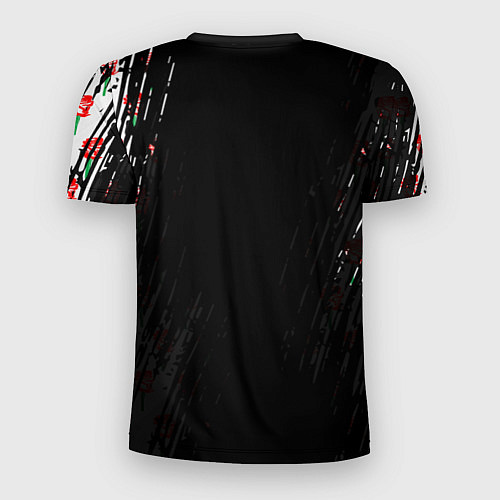 Мужская спорт-футболка Payton Moormeie pattern rose / 3D-принт – фото 2
