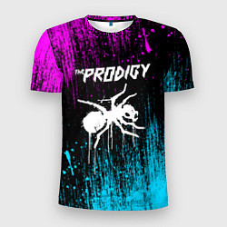 Мужская спорт-футболка The prodigy neon