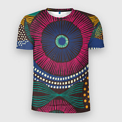 Мужская спорт-футболка Африка Орнамент