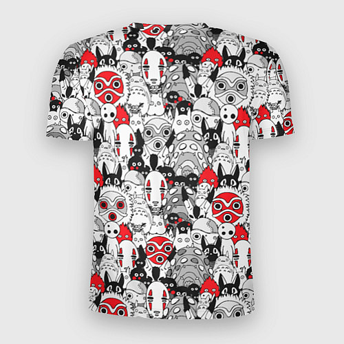 Мужская спорт-футболка Studio Ghibli Stars / 3D-принт – фото 2