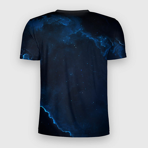 Мужская спорт-футболка Звездные облака / 3D-принт – фото 2