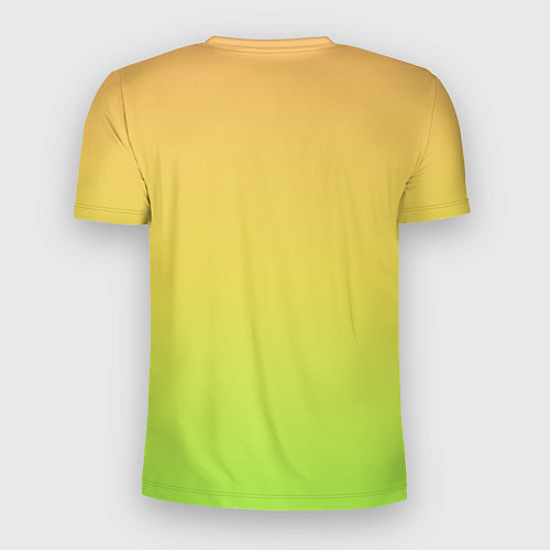 Мужская спорт-футболка GRADIEND YELLOW-GREEN / 3D-принт – фото 2