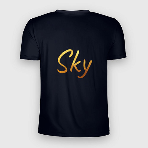 Мужская спорт-футболка Sky Кошачья Маска / 3D-принт – фото 2