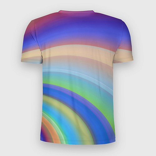 Мужская спорт-футболка Все цвета радуги / 3D-принт – фото 2