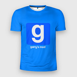 Мужская спорт-футболка Garrys Mod логотип