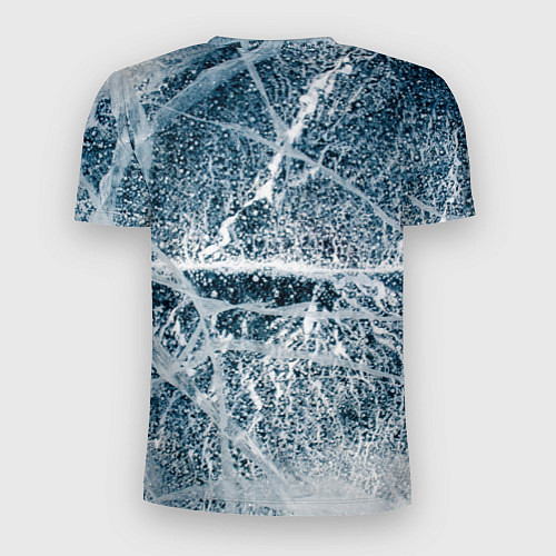 Мужская спорт-футболка IN COLD horizontal logo with ice / 3D-принт – фото 2