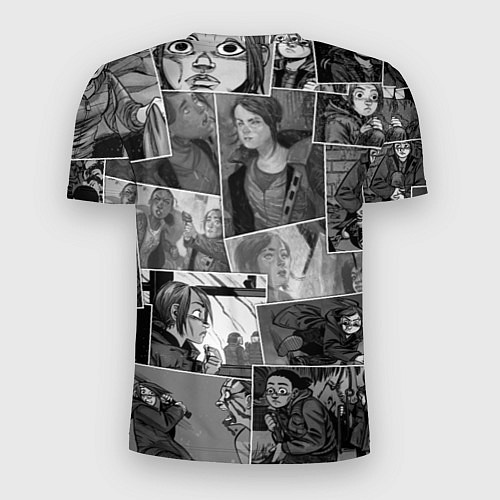 Мужская спорт-футболка The last of us comix / 3D-принт – фото 2