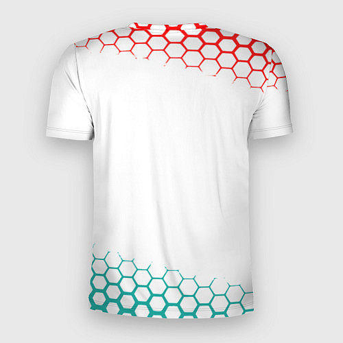 Мужская спорт-футболка Liverpool соты / 3D-принт – фото 2