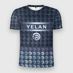 Мужская спорт-футболка Е Лань Yelan Elements Genshin Impact