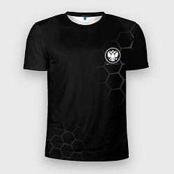 Мужская спорт-футболка Russia Black Collection 20222023