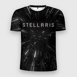 Футболка спортивная мужская Stellaris WARP, цвет: 3D-принт