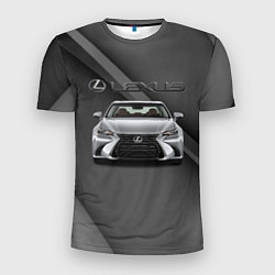 Футболка спортивная мужская Lexus auto, цвет: 3D-принт