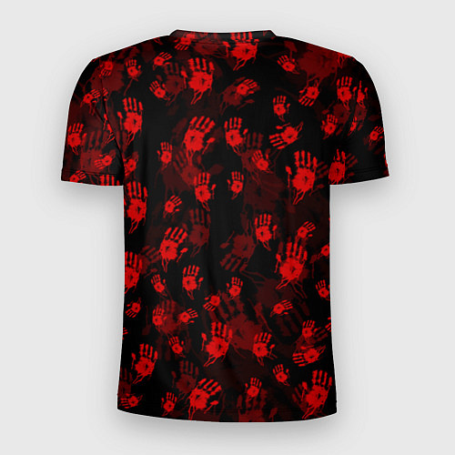 Мужская спорт-футболка Кровавые отпечатки DEATH STRANDING / 3D-принт – фото 2