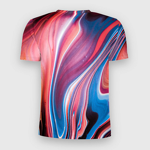 Мужская спорт-футболка Colorful river / 3D-принт – фото 2