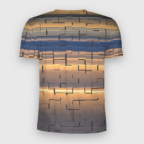 Мужская спорт-футболка Мозаика цветная colored mosaic / 3D-принт – фото 2