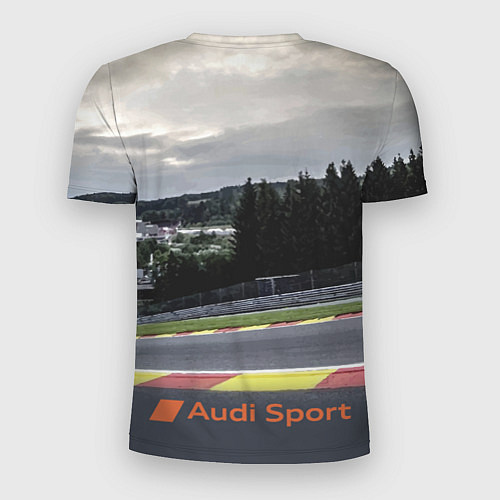 Мужская спорт-футболка Audi Sport Racing team Ауди Спорт Гоночная команда / 3D-принт – фото 2