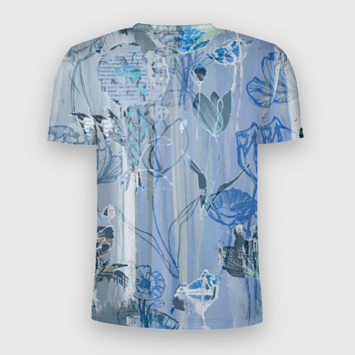 Мужская спорт-футболка Floral collage Растительный коллаж / 3D-принт – фото 2